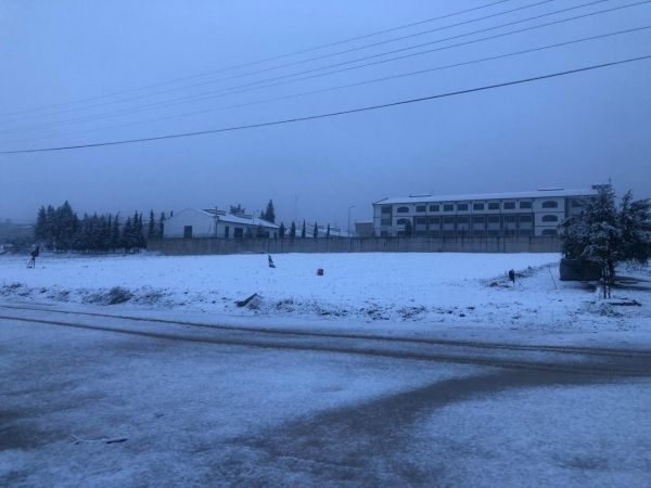 Osmaneli ilçesinde kar etkili oluyor