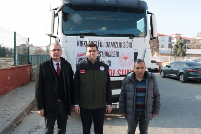 Trakya'dan deprem bölgelerine yardımlar sürüyor