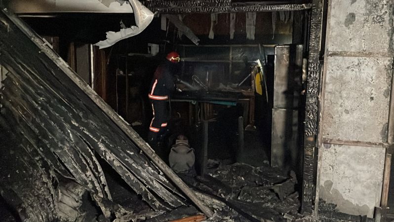 Sakarya'da akaryakıt istasyonunda çıkan yangın söndürüldü