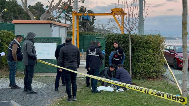 Kocaeli'de atık su terfi merkezinin tahliye borusunda cenin bulundu