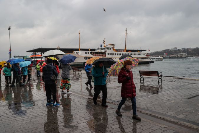 İstanbul'da yağmur