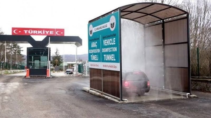 Dereköy Sınır Kapısı'nda 