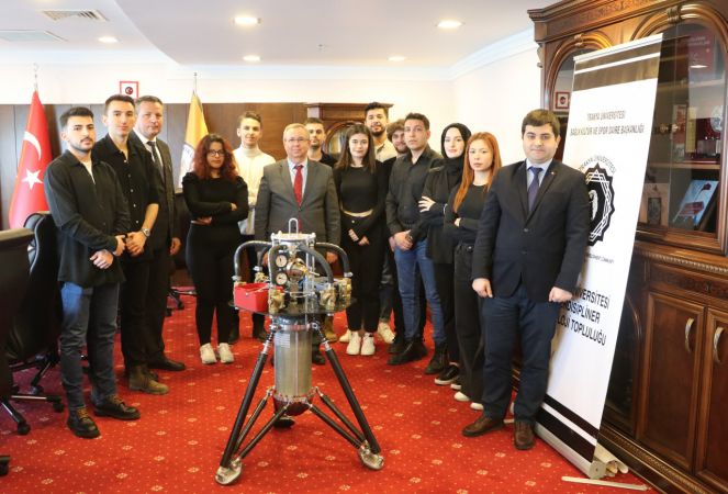 Trakya Üniversitesi Meriç Roket Takımı, TEKNOFEST 2023'teki yarışmaya hazırlanıyor
