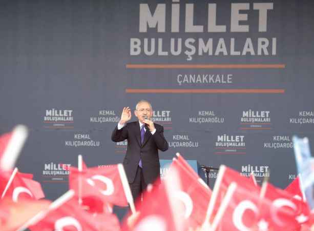 Cumhurbaşkanı adayı Kılıçdaroğlu, Çanakkale'de 