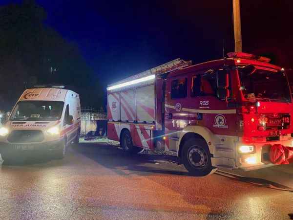 Düzce'de müstakil evde çıkan yangında dumandan etkilenen kişi tedavi altına alındı