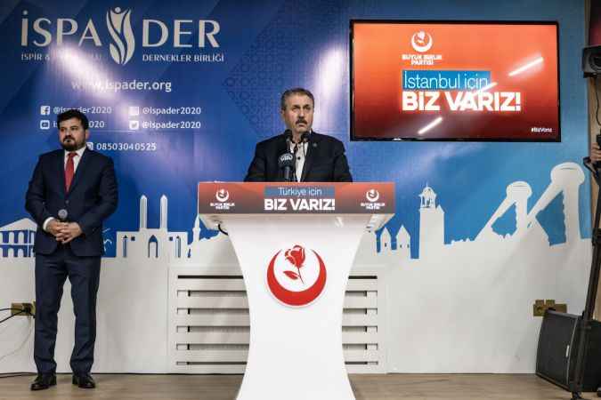 Büyük Birlik Partisi Genel Başkanı Mustafa Destici