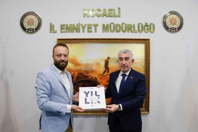 AA Sakarya Bölge Müdürü Velioğlu'ndan Kocaeli Emniyet Müdürü Karaduman'a ziyaret