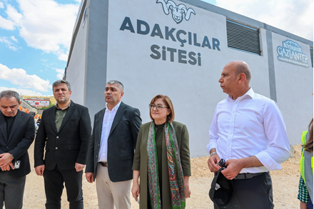 Gaziantep Besi OSB'deki yeni siteye yakın mercek