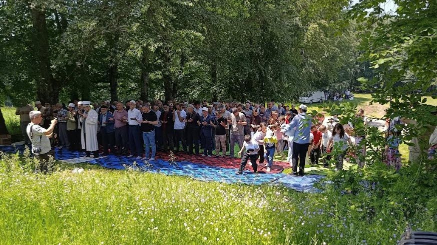 Güde Köyü'nde yağmur ve şükür duası yapıldı