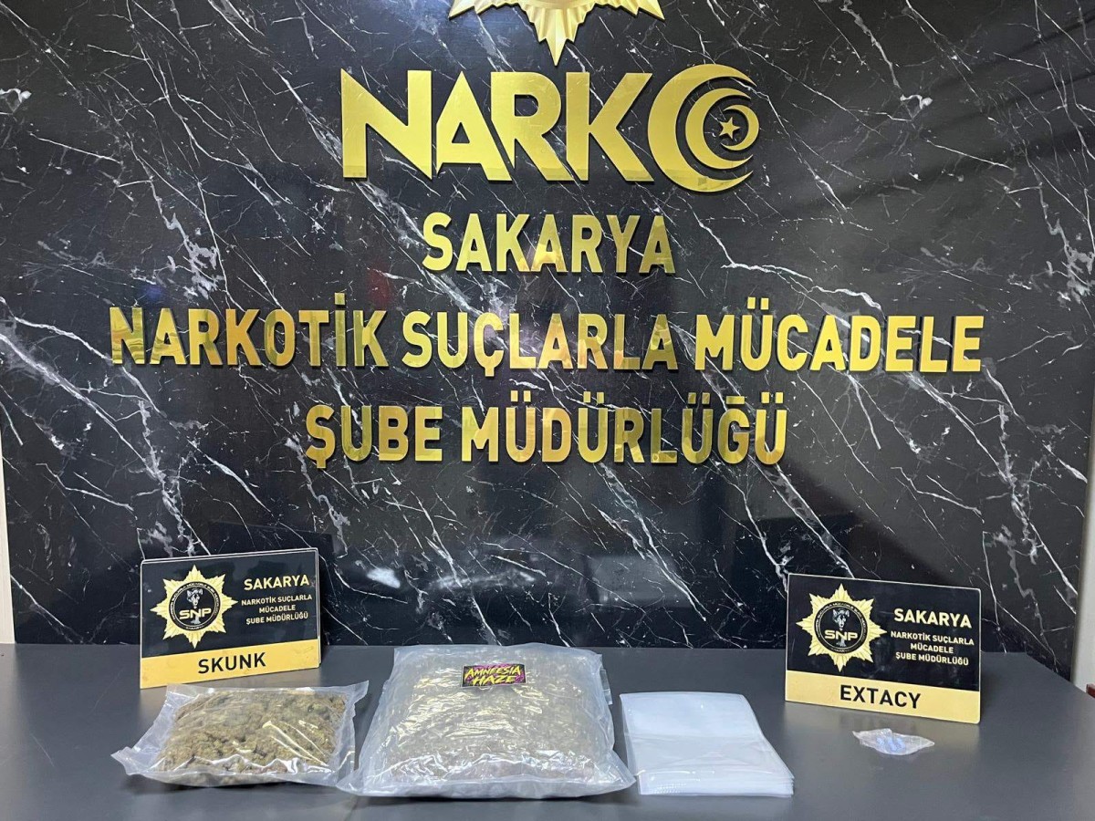 Sakarya'da narkotik operasyon 3 gözaltı