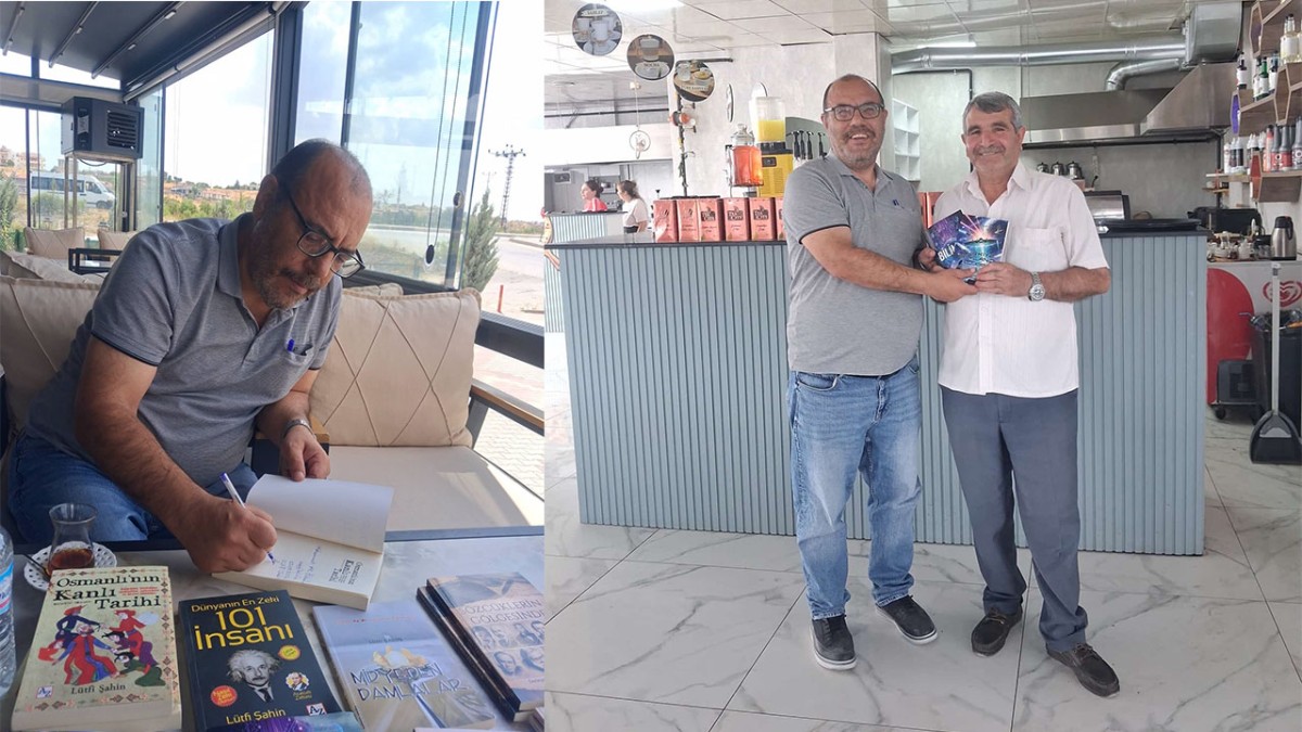 Cihanbeyli’de Lütfi Şahin’e Yoğun İlgi! İmza Gününde Okurlarıyla Buluştu