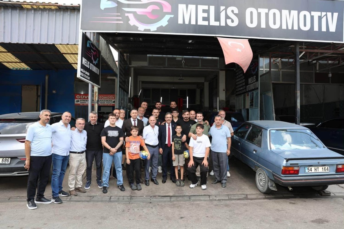 BAŞKAN DİNÇ MODERN SANAYİ ESNAFIYLA BULUŞTU