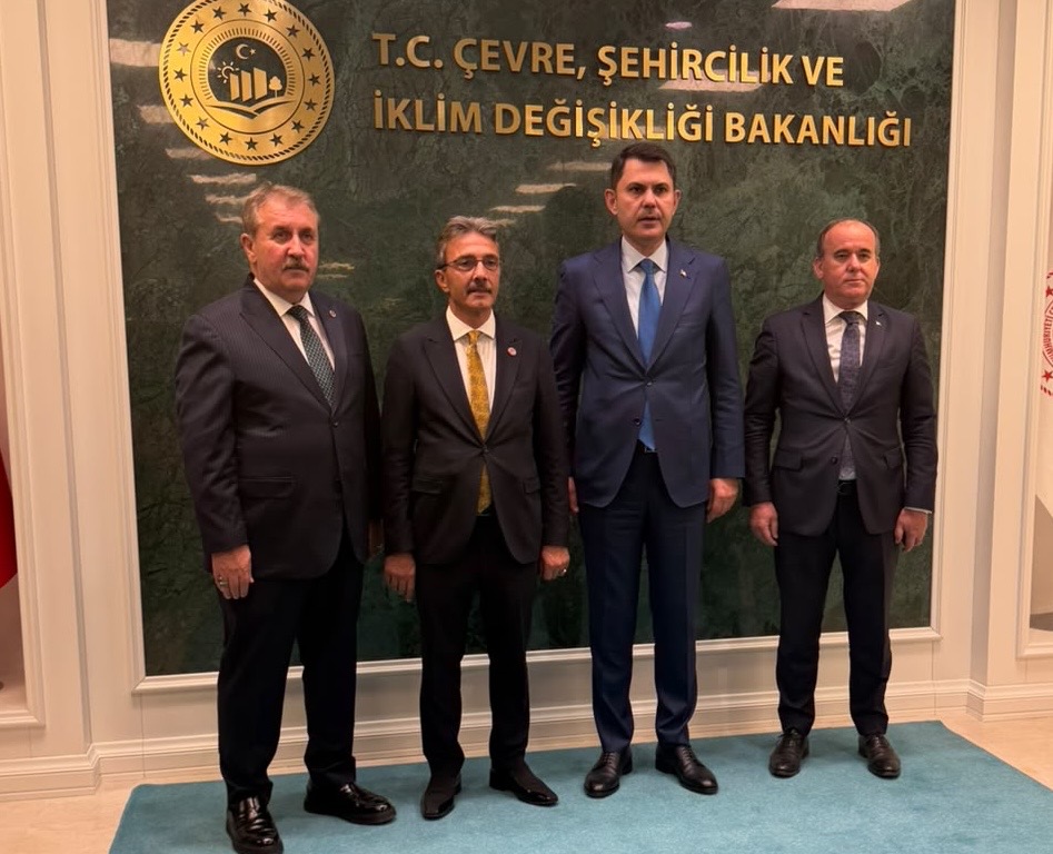 BAŞKAN ŞENOL DİNÇ, BAKAN MURAT KURUM’U ZİYARET ETTİ
