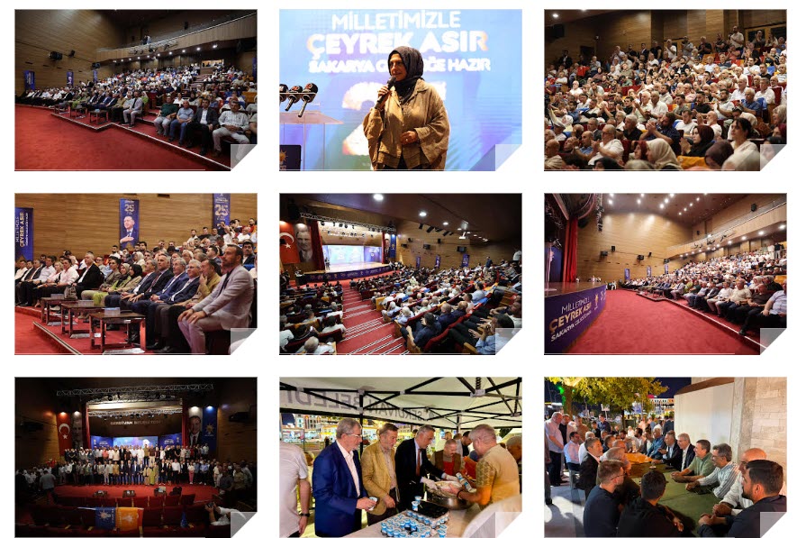AK Parti Sakarya’da 25. Yılını Kutladı