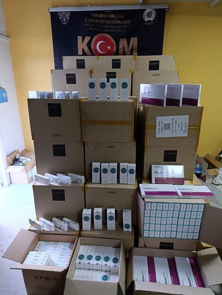 Sakaryada  sahte ve güvensiz Kozmetik Ürünlerine operasyon