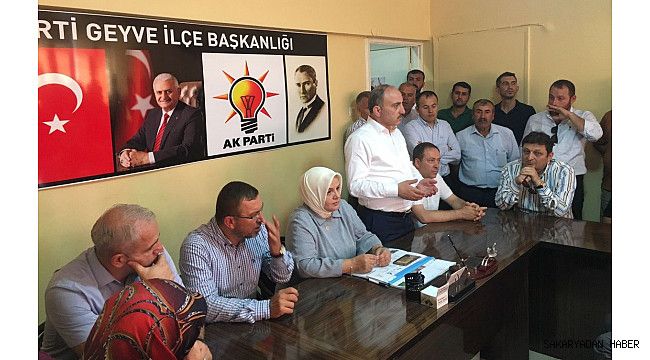 Ak Parti Geyve teşkilatı temayül yoklaması gerçekleştirildi.