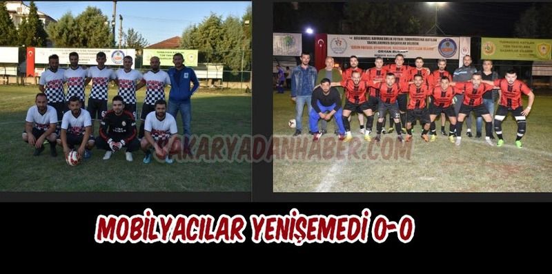 Mobilyacılar yenişemedi 0-0