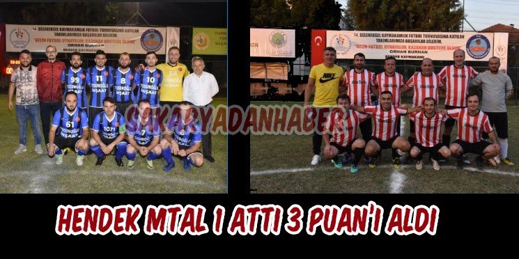 Hendek MTAL 1 attı 3 Puan’ı aldı