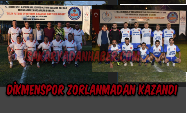Dikmenspor Zorlanmadan Kazandı