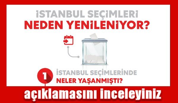 YSK NEDEN SADECE İSTANBUL BÜYÜKŞEHİR BELEDİYE BAŞKANLIĞI SEÇİMLERİNİ İPTAL ETTİ?