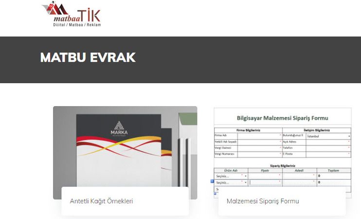 Zeytinburnu Matbaa Ve Diğer Hizmetler