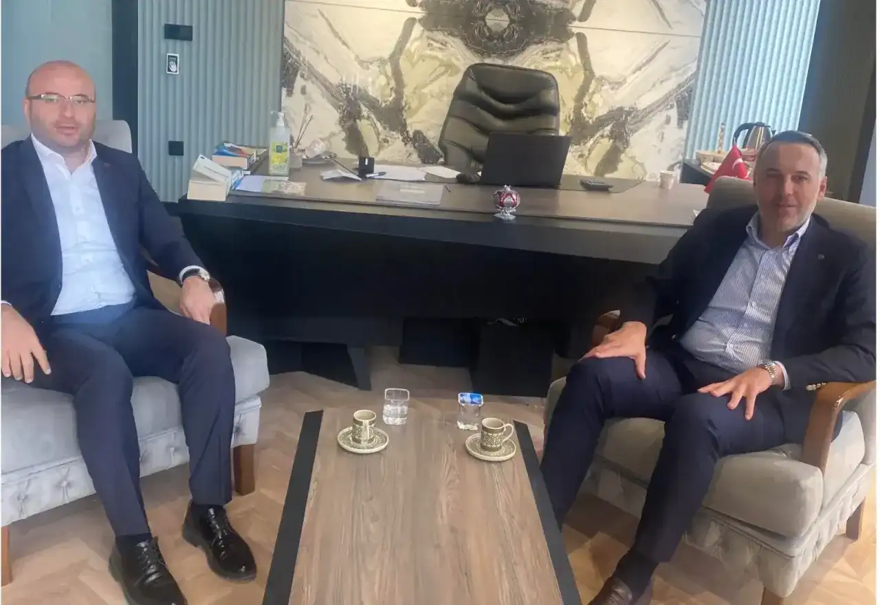 Alkaş AK Parti İl Başkanı Yunus Tever’i ağırladı 
