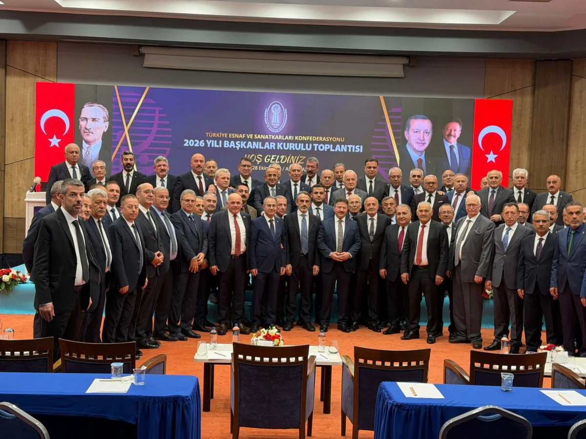 Başkan Kabacan, TESK Başkanlar Kurulu Toplantısı’na katıldı