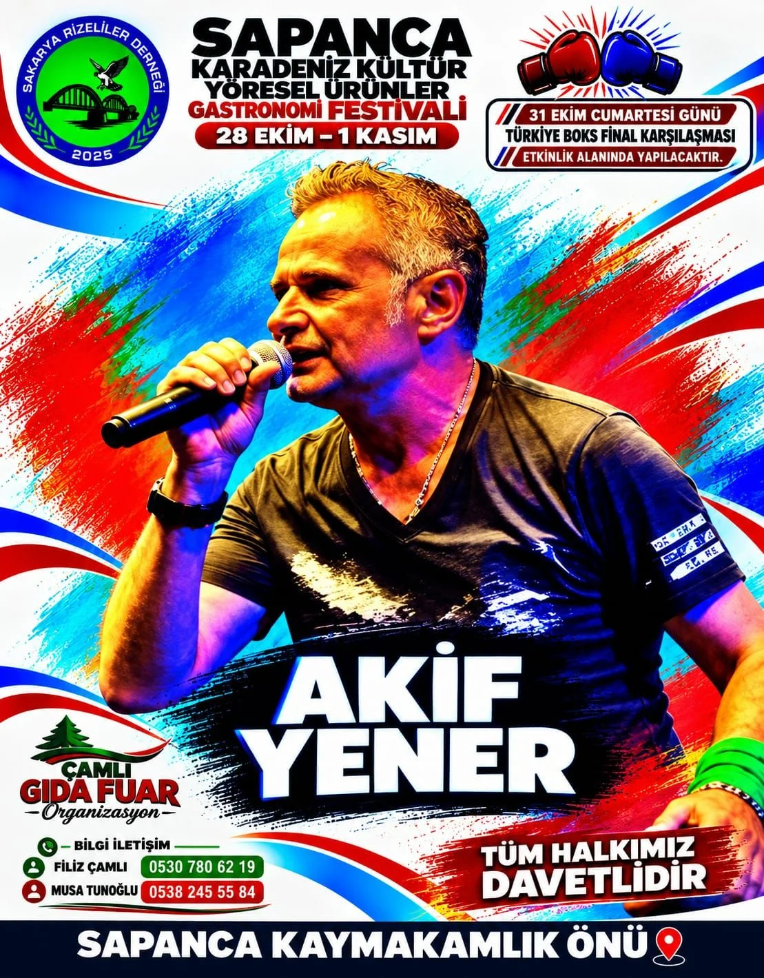 Akif Yener 31 Ekim’de Sapanca’yı coşturacak!