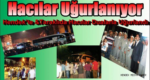 Hacılar UğurlanıyorHacılar UğurlanıyorTaraklıda Hacı Uğurlaması