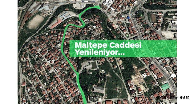 Maltepe Caddesi Yenileniyor