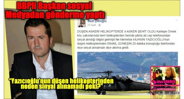 BBPli Başkan sosyal medyadan gönderme yaptı: