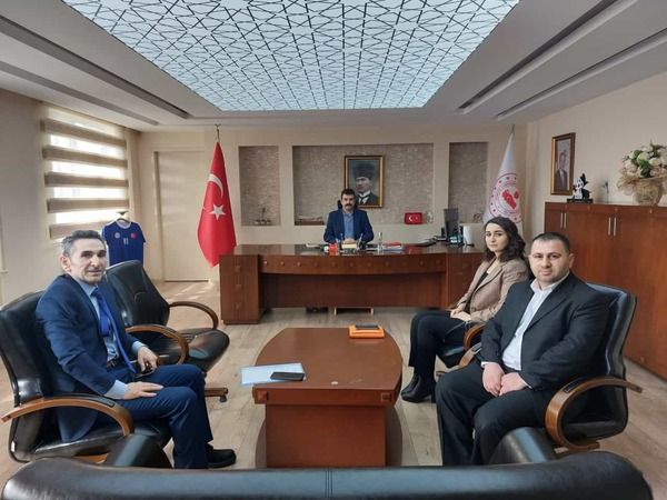 Gümüşova MHP ilçe  Başkanından Kaymakam Selçuk Yosunkaya’ya ziyaret