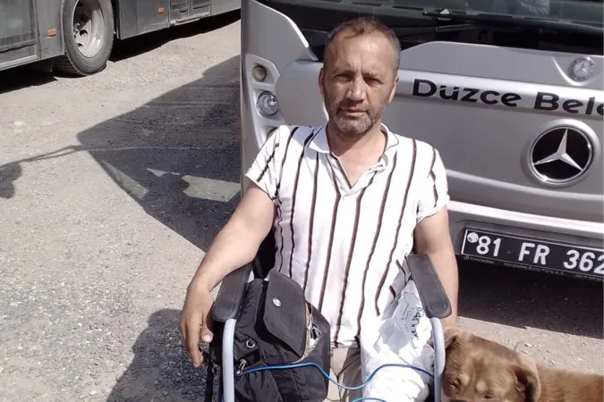 Düzce'de engelli bireyin acı sonu!