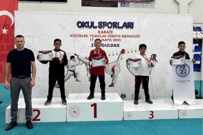 Genç karateci Türkiye’nin gururu oldu