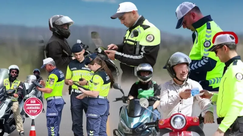 5,5 ayda 'kask'tan 475 bin sürücüye işlem!