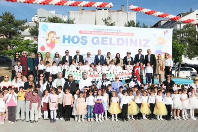 Çocuk kulüplerine muhteşem kapanış programı