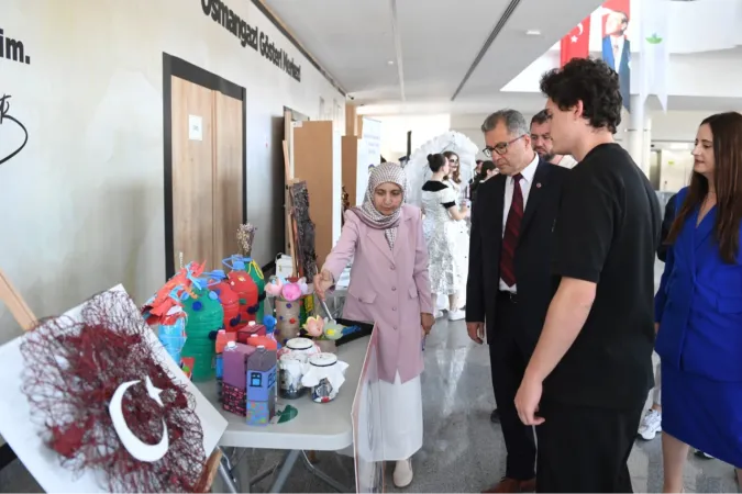 Bursa Osmangazi’de öğrenciler atık toplamak için yarıştı
