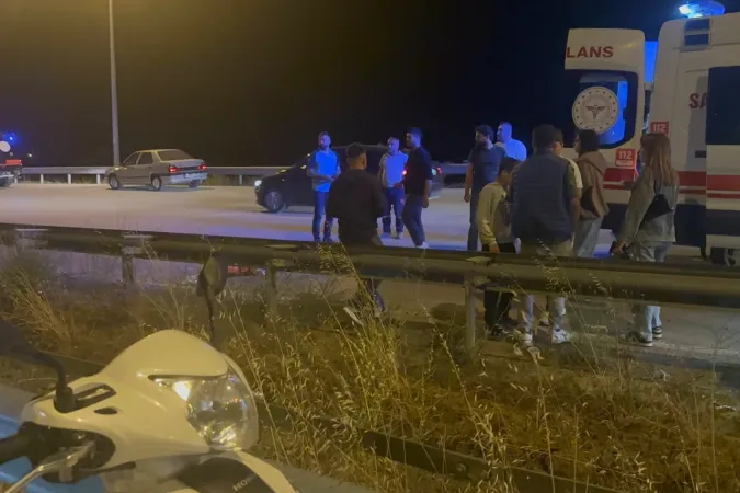 Düzce’de motosikletli kurye kaza kurbanı