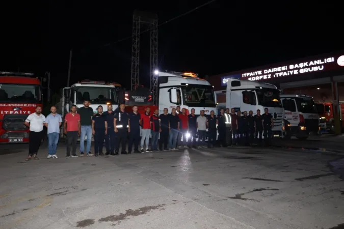 Önce Sakarya, şimdi Manisa... Kocaeli ekipleri yangınlara karşı tek vücut