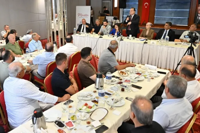 Manisa Şehzadeler'de muhtarlar buluşması