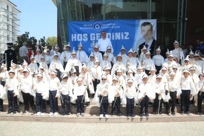 Kocaeli Gölcük'te sünnet çocuklarının mutluluğu şölene dönüştü