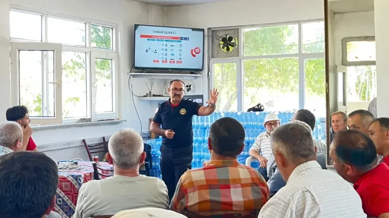 Kocaeli İtfaiyesi'nden yangınlara karşı farkındalık eğitimi
