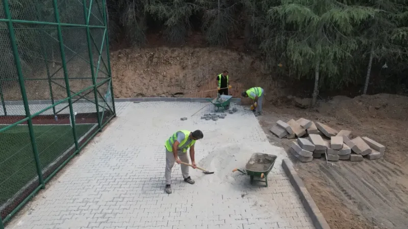 Kocaeli Çayırova'da çevre düzenleme çalışmaları