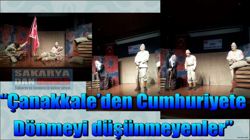 “Çanakkale’den Cumhuriyete Dönmeyi düşünmeyenler”