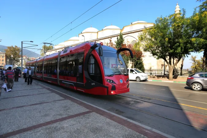 Bursa'da T1 tramvayına zorunlu ara!