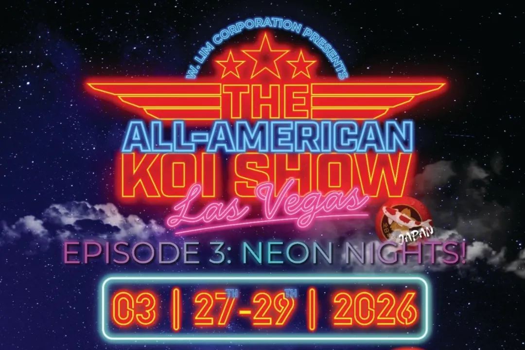 All American Koi Show 2026: Koi dünyasının en prestijli yarışması Las Vegas'a dönüyor