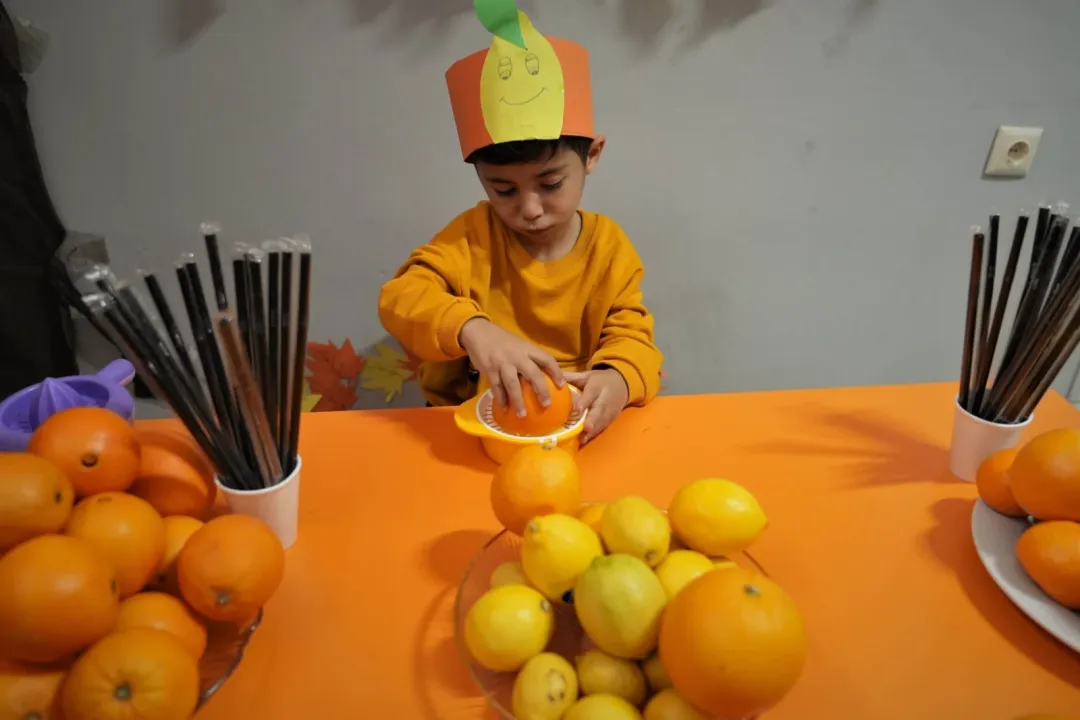 Ankara'da miniklerden renkli 'C Vitamini' etkinliği