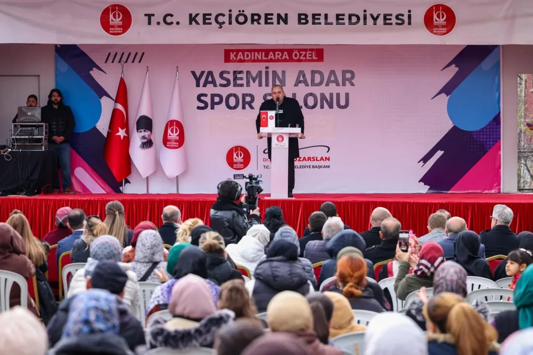 Yasemin Adar Spor Salonu Keçiören'de kadınların hizmetinde
