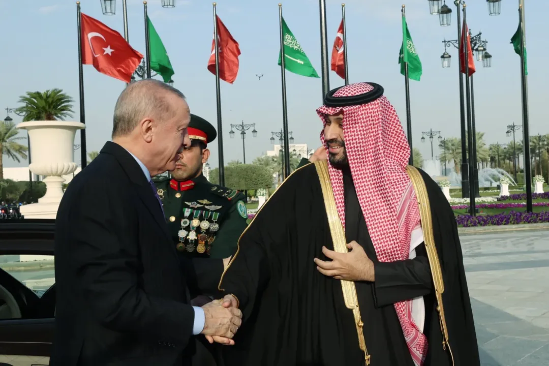 Cumhurbaşkanı Erdoğan, Veliaht Prensi ile görüştü