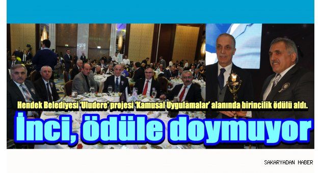 İnci, ödüle doymuyor